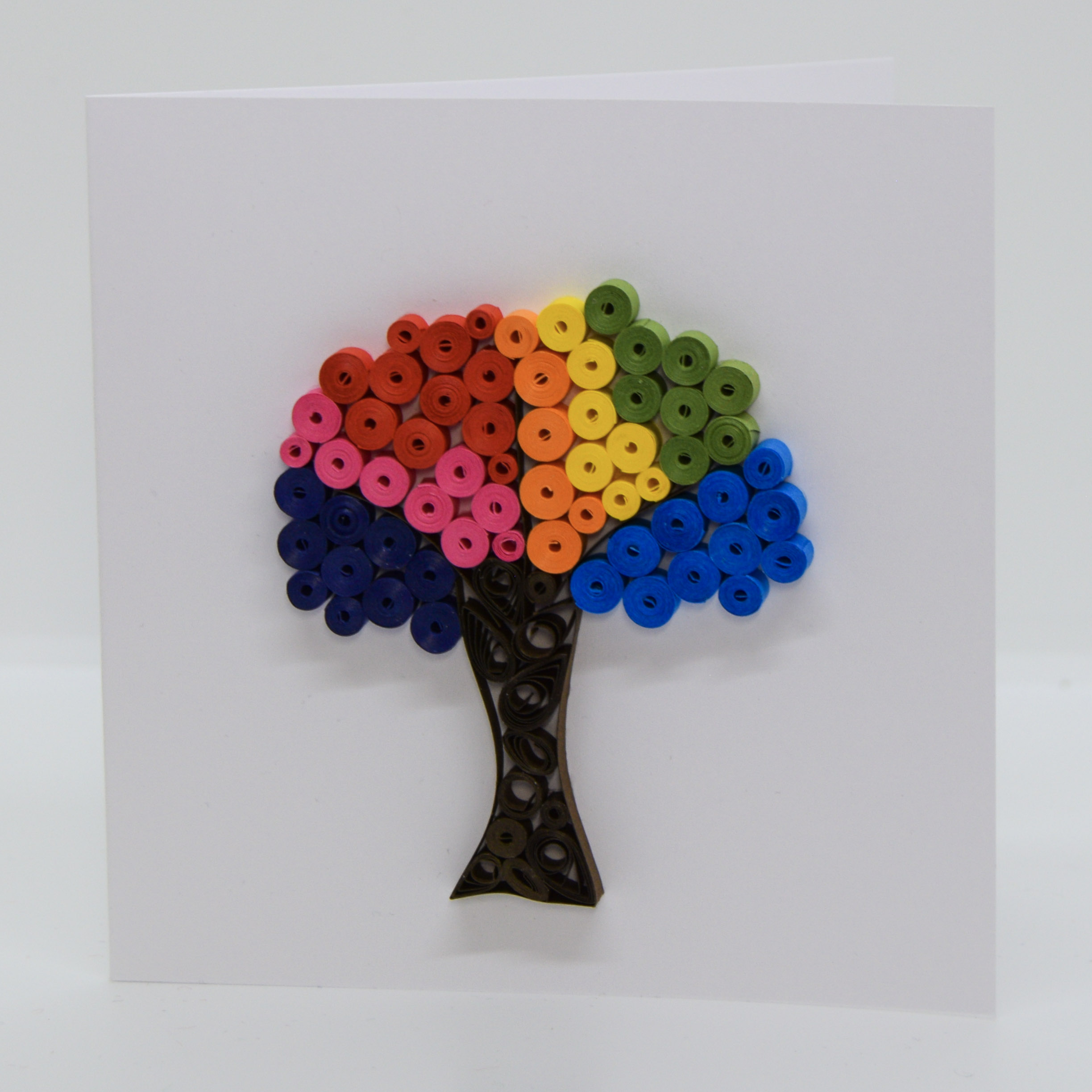 Colourful Tree Card