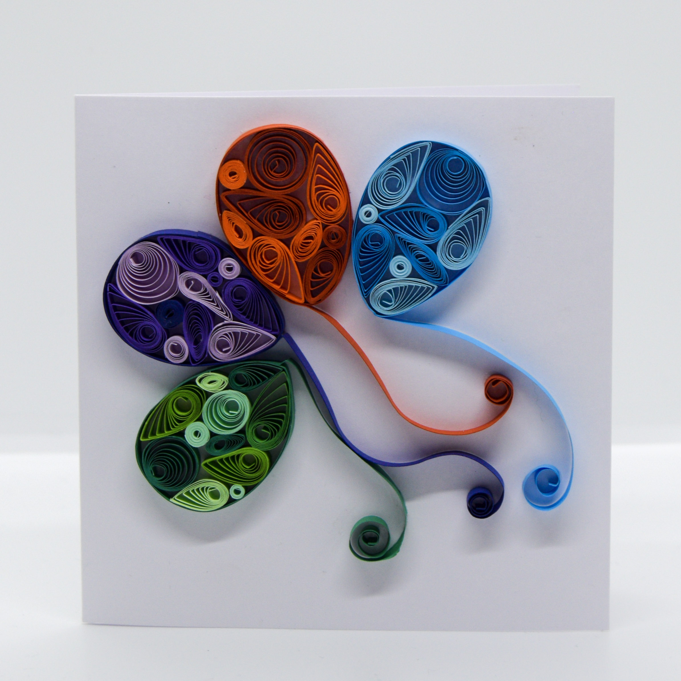 Quilled Balloon Card