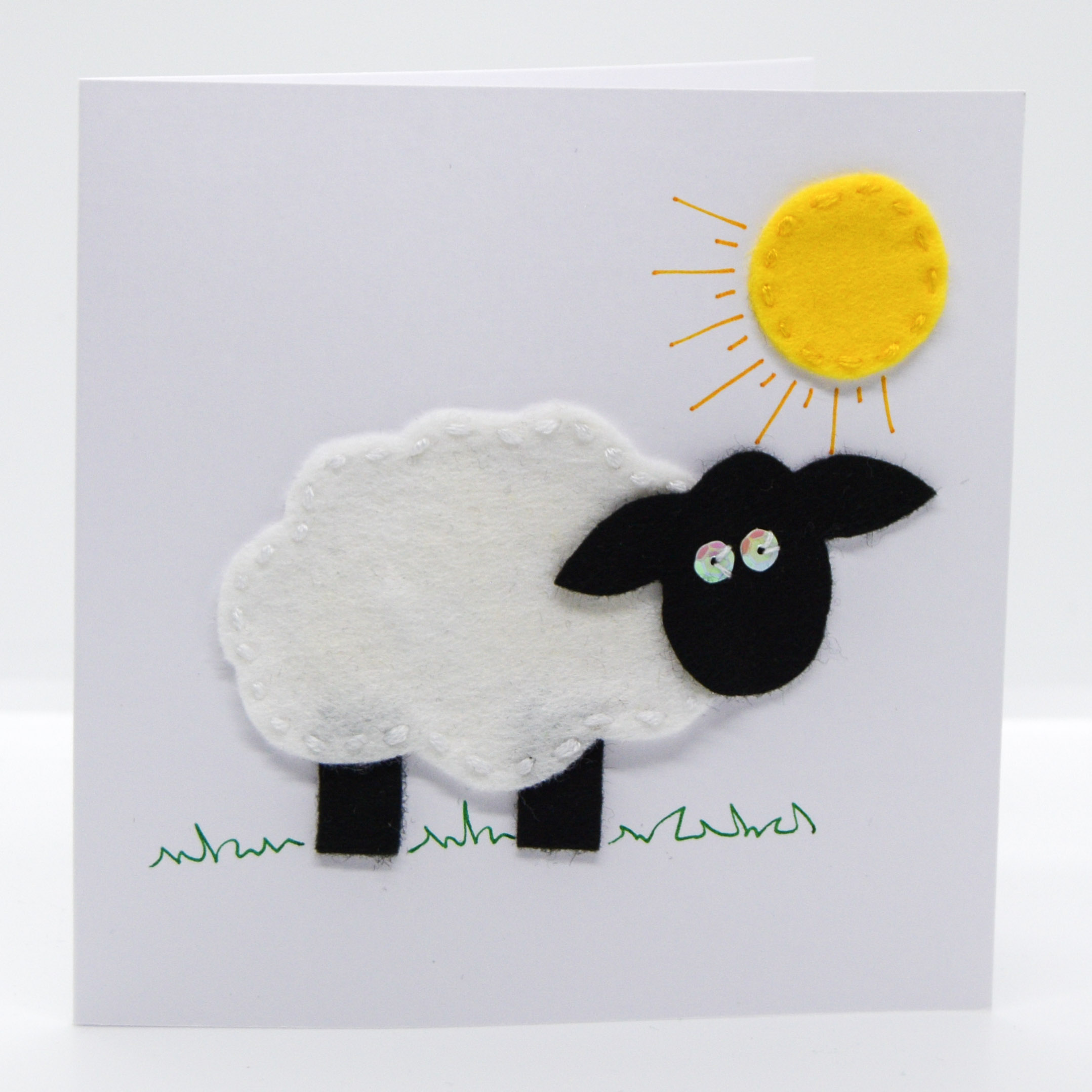 Sheep with Sun Card